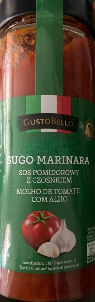 Sugo Marinara Sos Pomidorowy Z Czosnkiem Gustobello