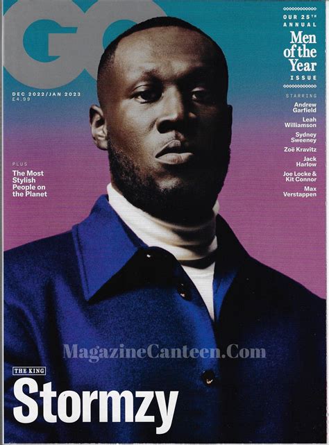 GQ Magazine December 2022 - Stormzy – magazine canteen