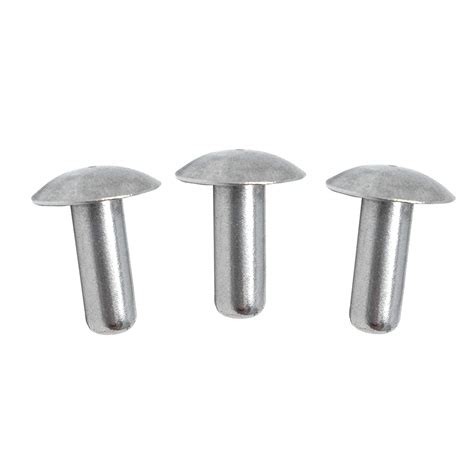 Metal Magery 316 Diameter X 12 Length Solid Aluminum Brazier Head Rivet Pack Of 100 Amazon