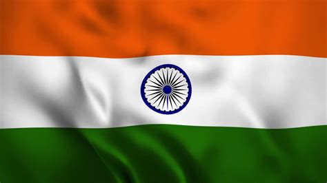 India Flag Animation Stock Video Footage for Free Download