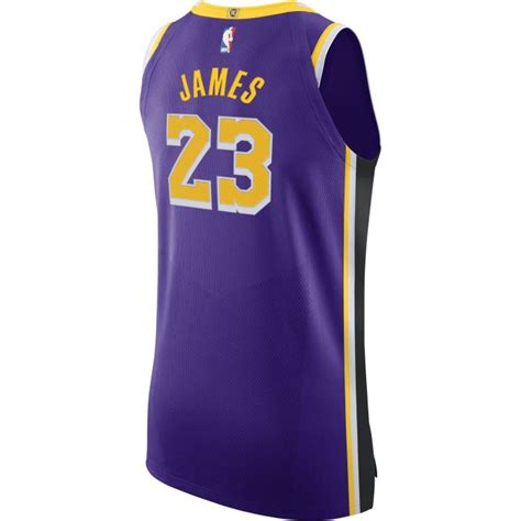 LeBron James Los Angeles Lakers Statement Edition Jersey Field Purple ...