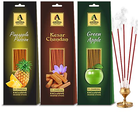 Buy The Aroma Factory Incense Sticks Agarbatti Assorted Flavours