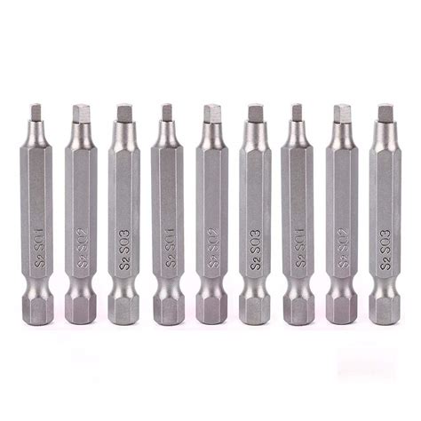 Gasea Sets Magnetic Square Head Screwdriver Bits Hex Shank