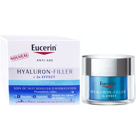 Eucerin Hyaluron Filler X Effect Gel Creme Nuit Anti Age Ml