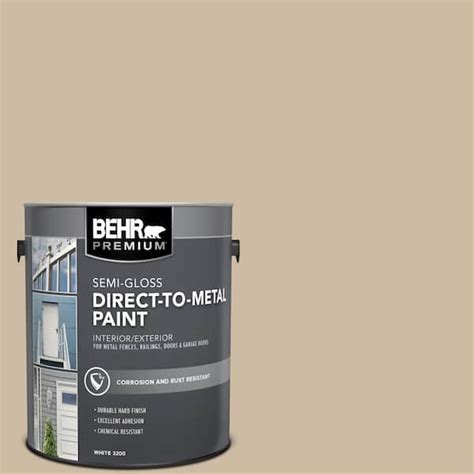 BEHR PREMIUM 1 Gal 710C 3 Gobi Desert Semi Gloss Direct To Metal