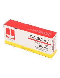 GABICTAL 300MG 30 COMPRIMIDOS RECUBIERTOS