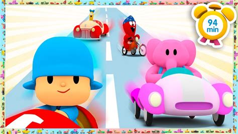 POCOYO In ENGLISH Pocoyo S Sports Car 94 Min Full Episodes