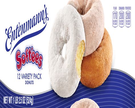 Entenmann S Softees Variety Pack Donuts Smartlabel