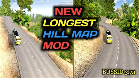 New Hill Mountain Longest Map Mod Bussid 3 7 1 New Hill Map Mod