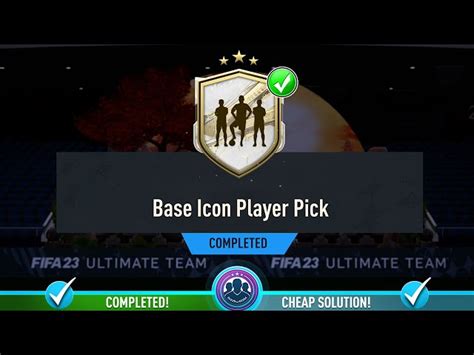 FIFA 23 Base Icon Player Pick SBC How To Complete Estimated Cost And