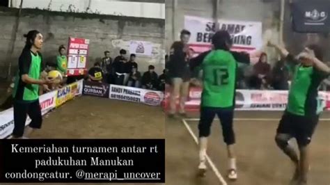 Viral Duta Sheila On Ikut Lomba Bola Voli Antar Rt Di Condongcatur