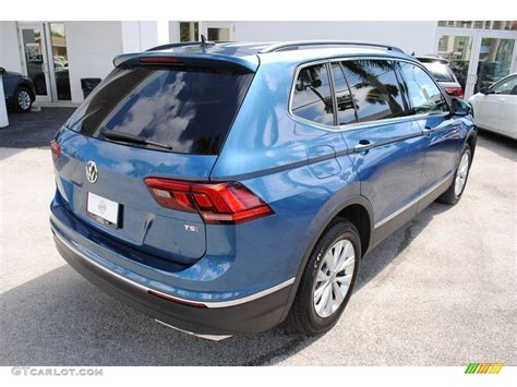 2018 Silk Blue Metallic Volkswagen Tiguan Se 129546340 Photo 9 Car Color