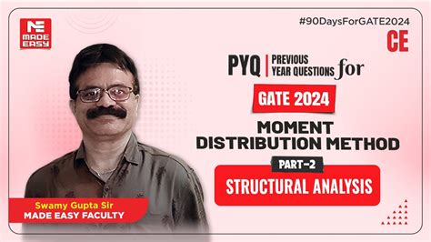 Pyq For Gate Moment Distribution Method Structural Analysis By