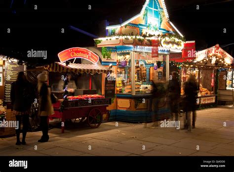 Christmas Market, The Southbank, London, England Stock Photo - Alamy