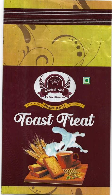 Glossy Printed Rusk Packaging Plastic Pouch Heat Sealed At Rs 230 Kg