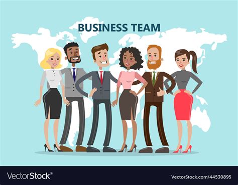 Business team Royalty Free Vector Image - VectorStock