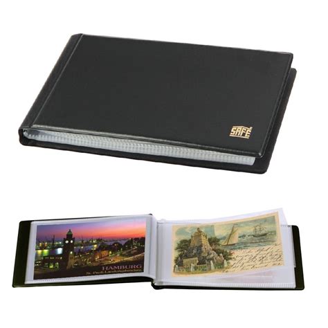 Portable Travel Postcard Album Safe Collecting Supplies