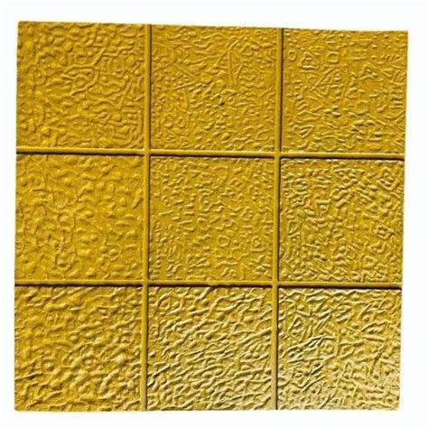 Yellow Chequered Cement Parking Tile Size X Feet At Rs Sq Ft In