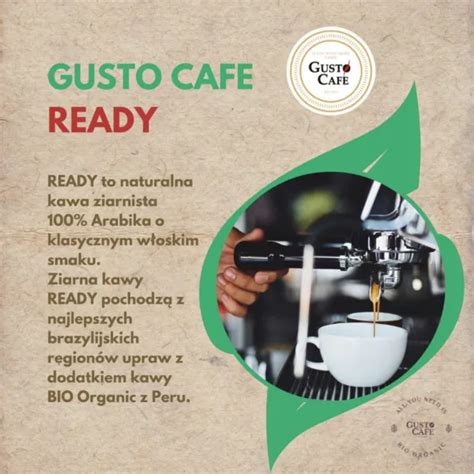 Kawa Gusto Cafe READY Kawa Warszawa Pl