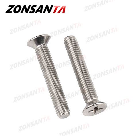 Zonsanta M1 6 M2 M2 5 M3 M4 M5 M6 Mini Micro Small 304 Stainless Steel Cross Phillips Flat Bolt