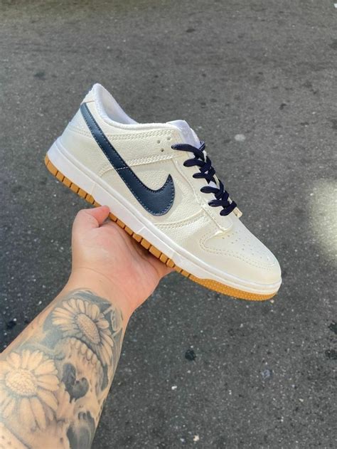 Nike Dunk Low Branco E Azul