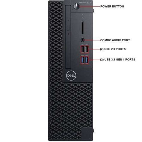 Dell Optiplex 3070 Sff Desktop Intel Core I5 9500 8gb 256gb Ssd Dvd Hdmi Dp Usb 3 0 Wifi Windows