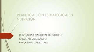 26 planificación estratégica en nutrición PPT