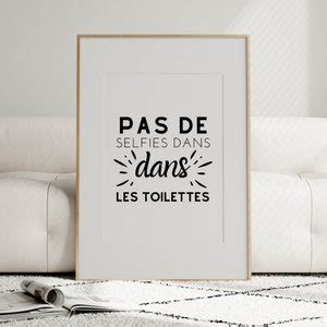 Affiches Toilettes Imprimer Une D Coration Murale Moderne Et