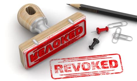 Revoked Red Stamp Stock Illustration Illustration Of Icon