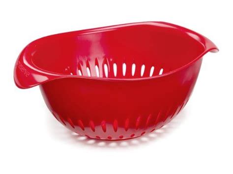 Preserve 1 12 Quart Plastic Colander Red Organic Kitchen