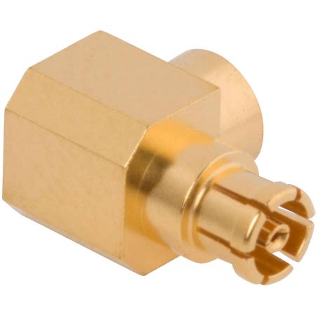 SMPM Female Connector, R/A for .085 Cable 3222-40002 | SV Microwave