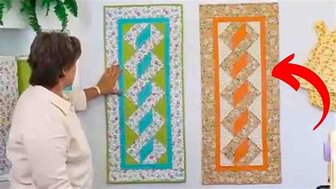 Twist Pole Table Runner Quilt Tutorial