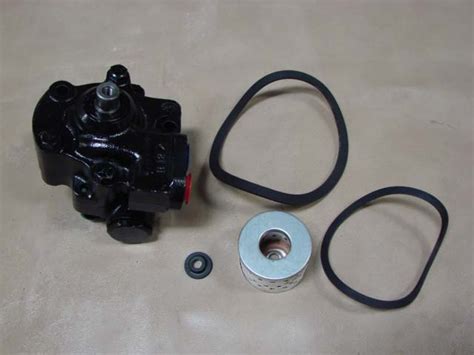 B A Power Steering Pump Eaton Front Mount Rebuilt Plus Core Fee Of