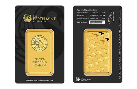 Sell 100 Gram Gold Perth Mint Bar Sell Gold Bars KITCO