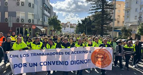 Miles De Manifestantes Respaldaron En Algeciras La Huelga De Acerinox Campo De Gibraltar Siglo Xxi