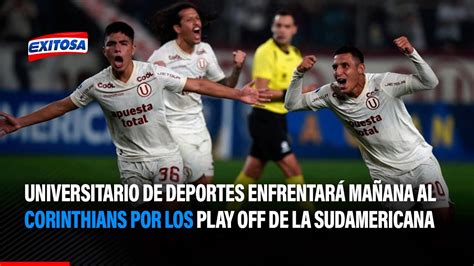 🔴🔵universitario De Deportes Enfrentará Mañana Al Corinthians Por Los