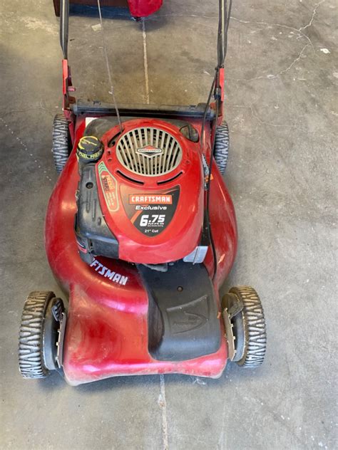 Lot 51 Craftsman 6 75 Mrs Lawn Mower Sunnycal Auctions And Estate Sales