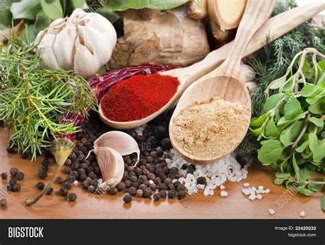 Fresh Herbs Spices Image & Photo (Free Trial) | Bigstock