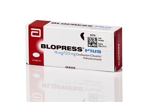 BLOPRESS PLUS 16 12 5 MG TABLETAS VIA ORAL