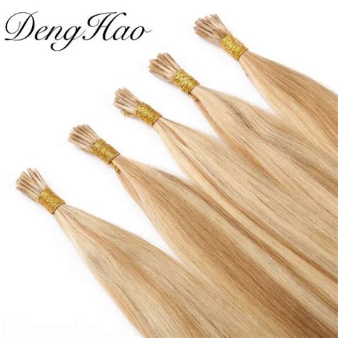 100 Virgin Remy Brazilian Pre Bonded I Tip Hair Extensions China I