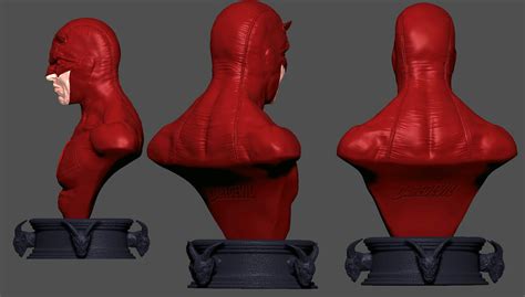 Modèle d impression 3D du buste de Daredevil STL