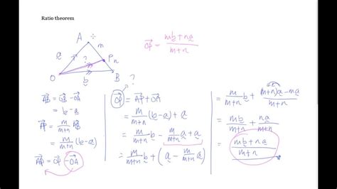 Vectors Ratio Theorem And Mid Point Theorem A Levels H2 Math YouTube