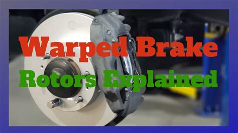 The Symptoms Of Warped Brake Rotor Explained YouTube