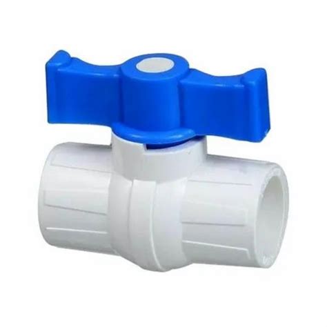 White Blue UPVC Ball Valve Size 4 Inch At Rs 25 Piece In Ahmedabad