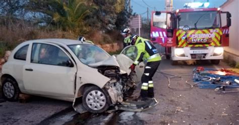 Accidente Aparatoso Choque Con Heridos En Ibiza