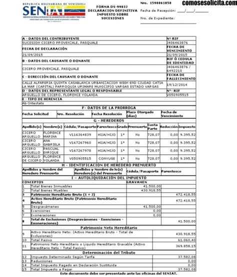 Requisitos Para La Declaraci N Sucesoral En Venezuela Comosesolicita