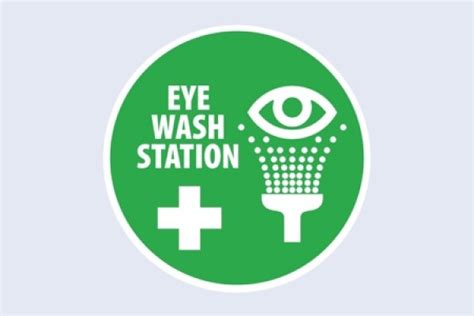 Eye Wash Station Safety Sign Floorco Products