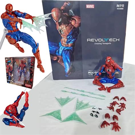 Marvel Kaiyodo Revoltech Amazing Yamaguchi Spider Man Ver 2 0 Spiderman