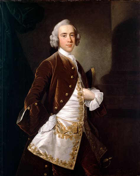 Portrait Of A Man By Thomas Hudson Portrait Th Century