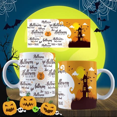 10 DISEÑOS PARA TAZAS DE HALLOWEEN Diseños para tazas Tazas Tazas